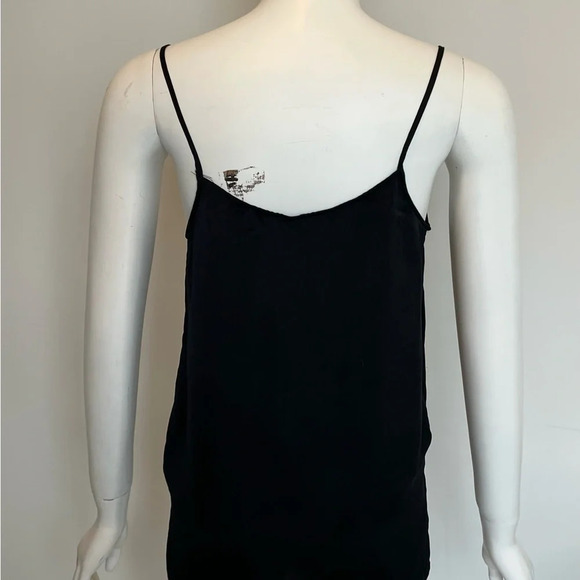 Zara black V-neck crop tank top - Picture 3 of 6